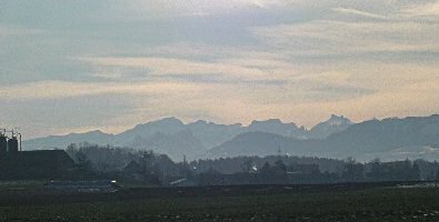 Berg-Panorama von 8910 Affoltern
